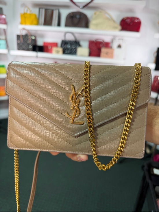 Saint Laurent Handbags - YSL CHEVRON CHAIN BAG